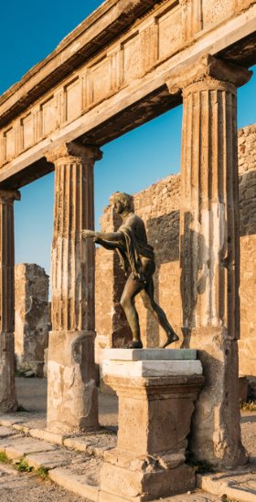 Pompeya y sus ruinas desde Roma