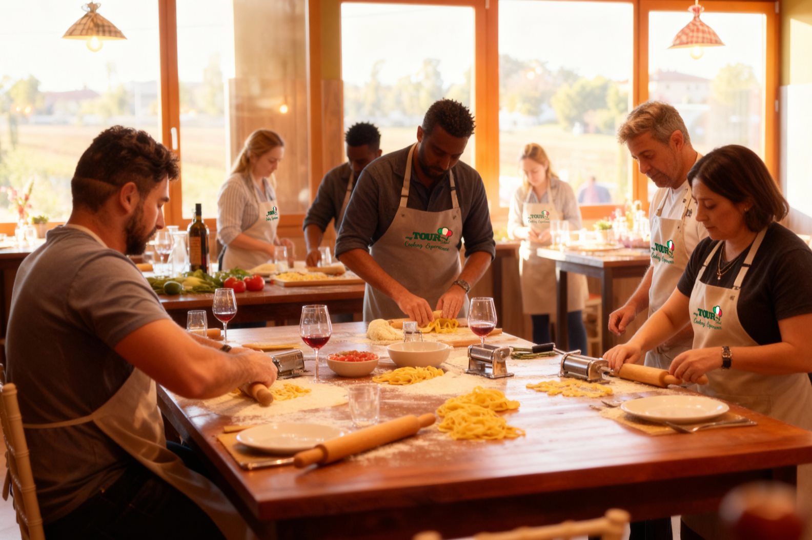 Tuscan Day Trip: Medieval Villages, Cooking Class & Wine Tasting